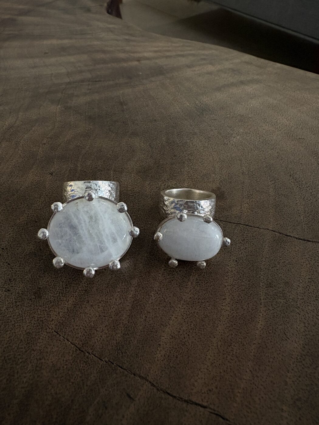 انگشتر moonstone کوچک
